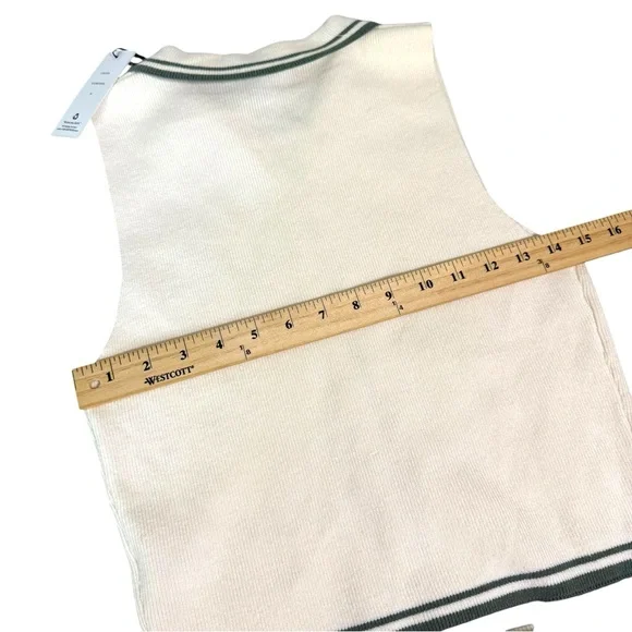 Pink Rose Cream Zip-Up Top and Bottom with Sage Accents - Picture 4 of 8